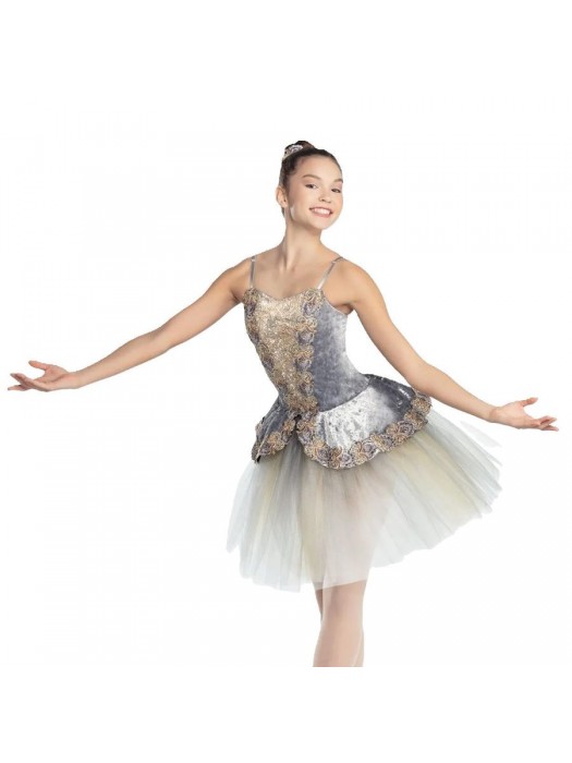 Tutù Danza Saggio Regina Bambina Donna Corpetto Velluto Ballet Tutu REVRC20959
